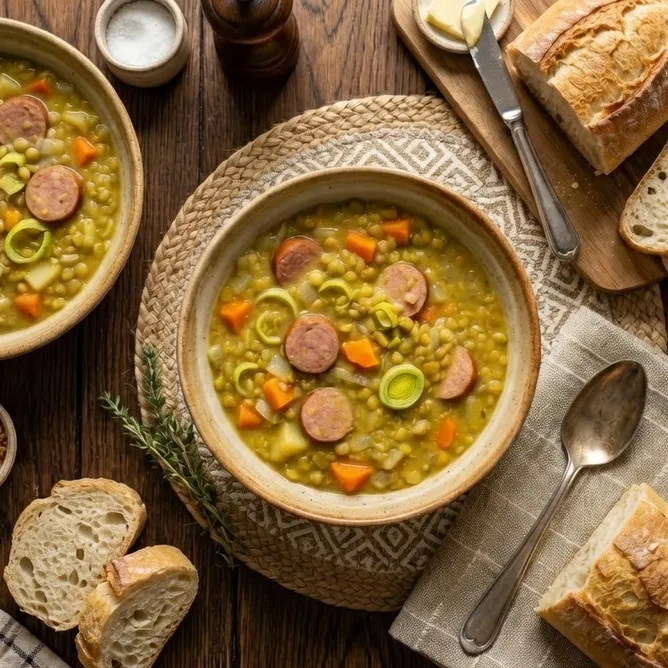 Erwtensoep recept (90 min)